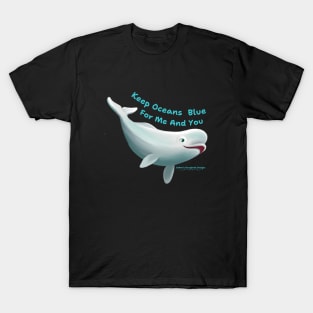 Beluga Whale Design T-Shirt